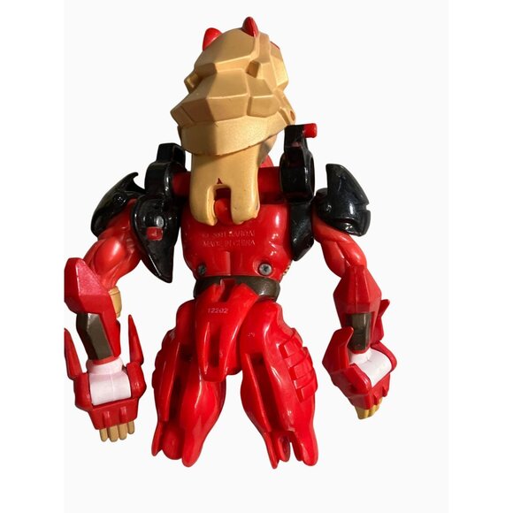 Bandai Power Rangers Wild Force Red Lion Ranger Action Figure No Legs 2001 - Picture 3 of 5